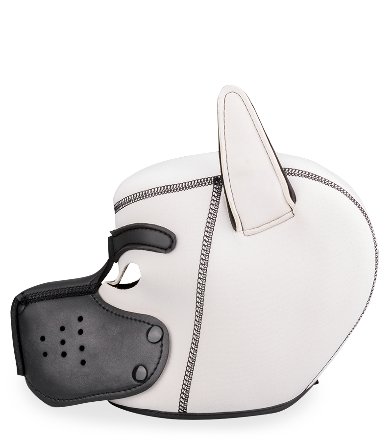 Farbige Puppy-Play-Hundemaske aus Neopren