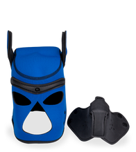 Laden Sie das Bild in den Galerie-Viewer, Farbige Puppy-Play-Hundemaske aus Neopren