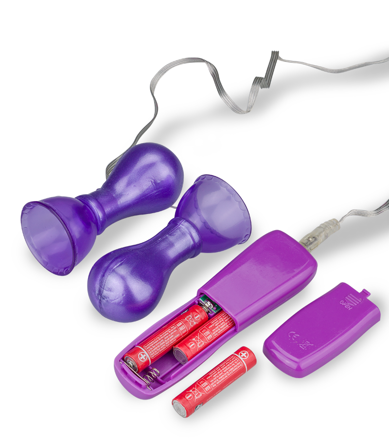 Ferngesteuerte Nippelsauger mit Vibration