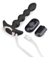 Laden Sie das Bild in den Galerie-Viewer, Ferngesteuerte vibrierende Analkette Devotion