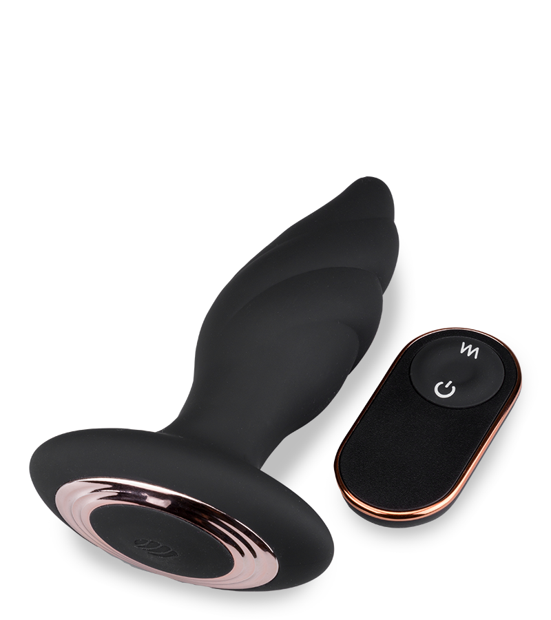 Ferngesteuerter Analplug mit Vibration Aïnata