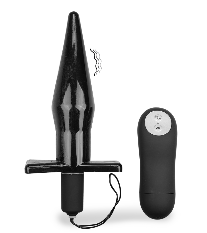 Ferngesteuerter Analvibrator, konische Form