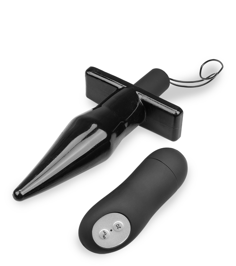 Ferngesteuerter Analvibrator, konische Form