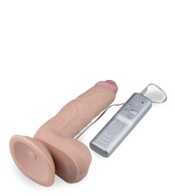 Laden Sie das Bild in den Galerie-Viewer, Ferngesteuerter Dildo-Vibrator mit XL-Durchmesser