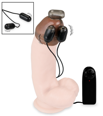 Ferngesteuerter Eichel-Masturbator mit Vibration