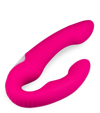 Laden Sie das Bild in den Galerie-Viewer, Ferngesteuerter Strapless Strapon mit Vibration Equality