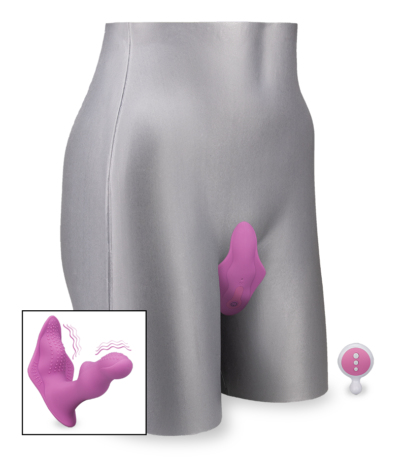 Ferngesteuerter Vibro-Slip mit Innendildo