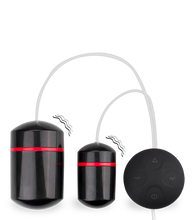 Laden Sie das Bild in den Galerie-Viewer, Ferngesteuertes Doppel-Vibro-Ei mit 10 Modi