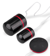 Laden Sie das Bild in den Galerie-Viewer, Ferngesteuertes Doppel-Vibro-Ei mit 10 Modi