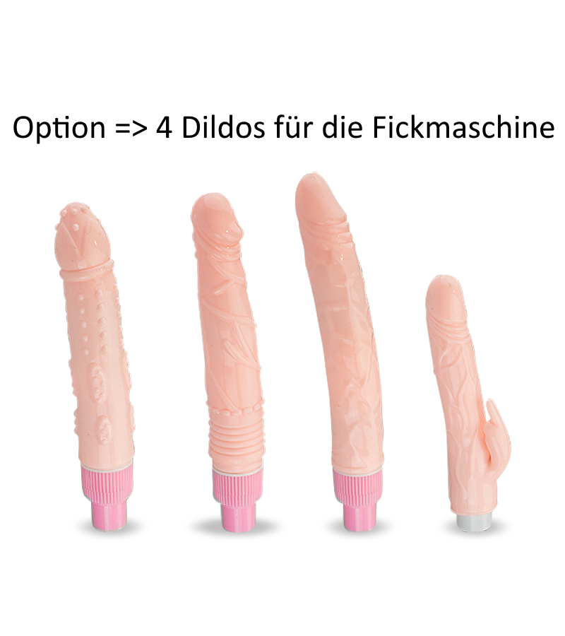 Fickmaschine mit 4 Aufsätzen