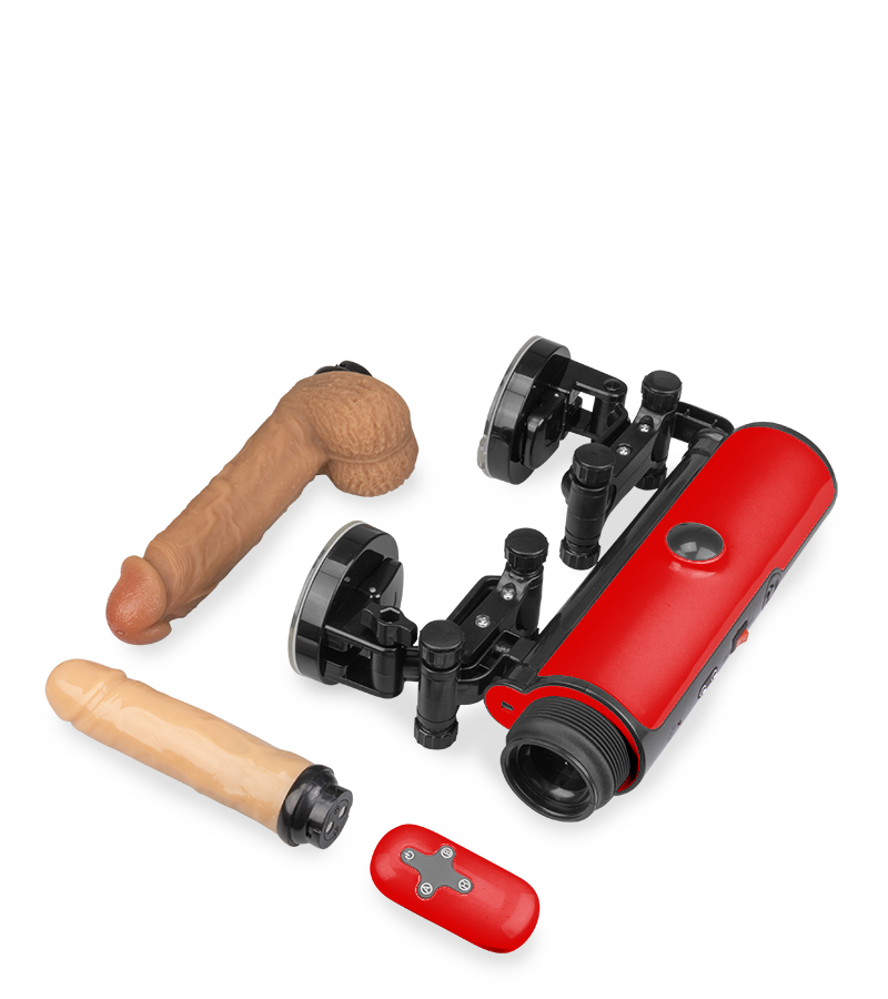 Fickmaschine mit Heizdildo und Dildovibrator