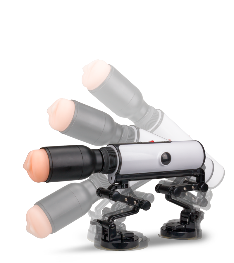 Fickmaschine mit vibrierendem Masturbator