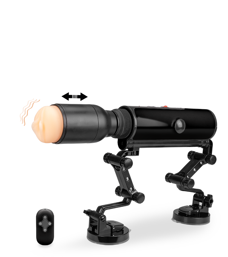 Fickmaschine mit vibrierendem Masturbator