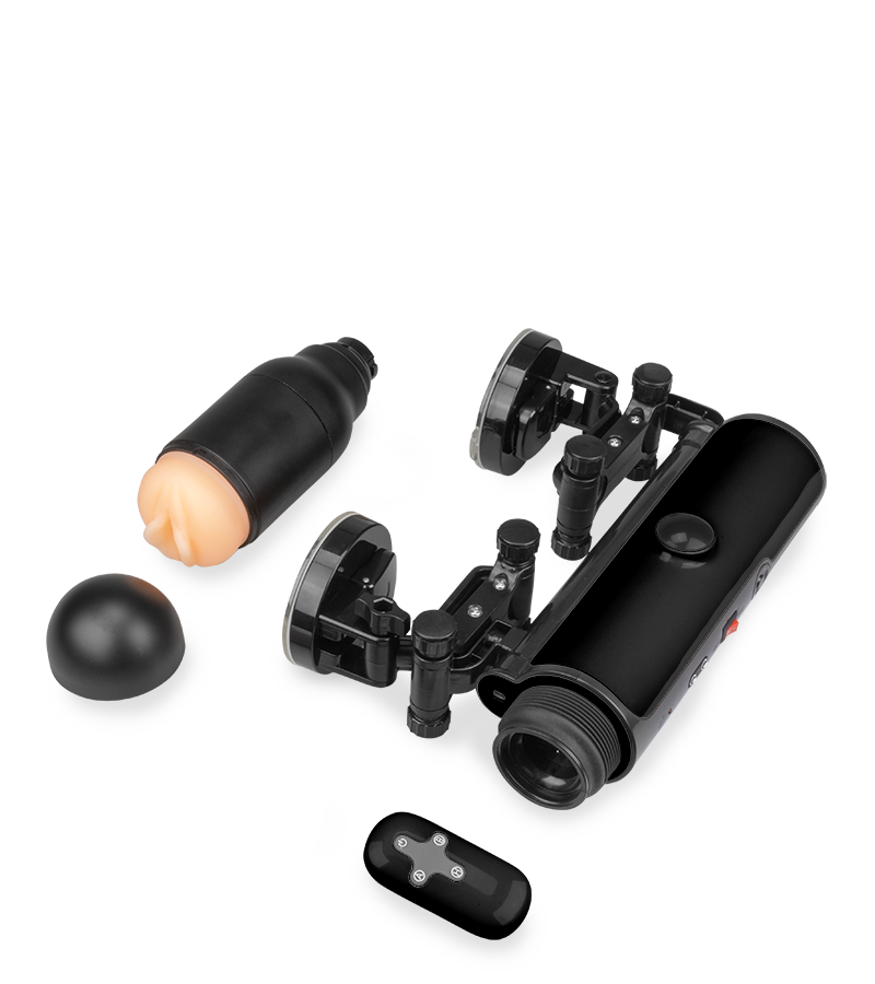 Fickmaschine mit vibrierendem Masturbator