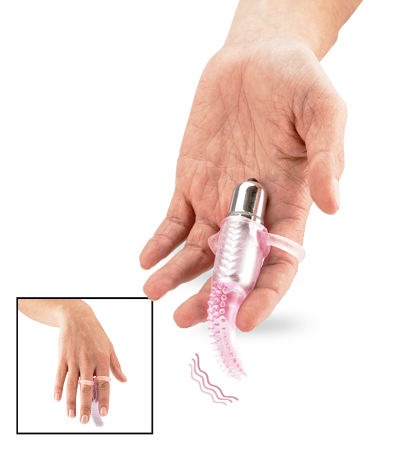 Fingervibrator in Raupenform