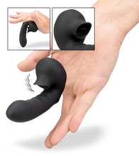 Laden Sie das Bild in den Galerie-Viewer, Fingervibrator mit Cunnilingus-Zunge