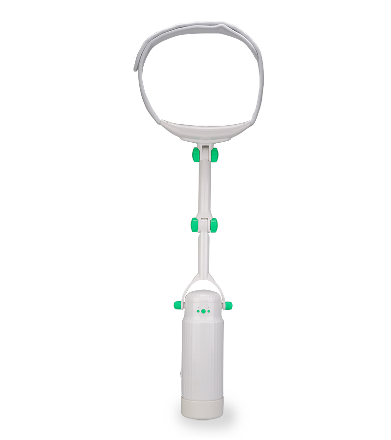 Freihand-Masturbator mit Gürtel und Vagina-Aufsatz