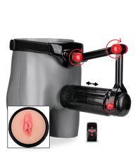 Laden Sie das Bild in den Galerie-Viewer, Freihand-Masturbator mit Gürtel und Vagina-Aufsatz