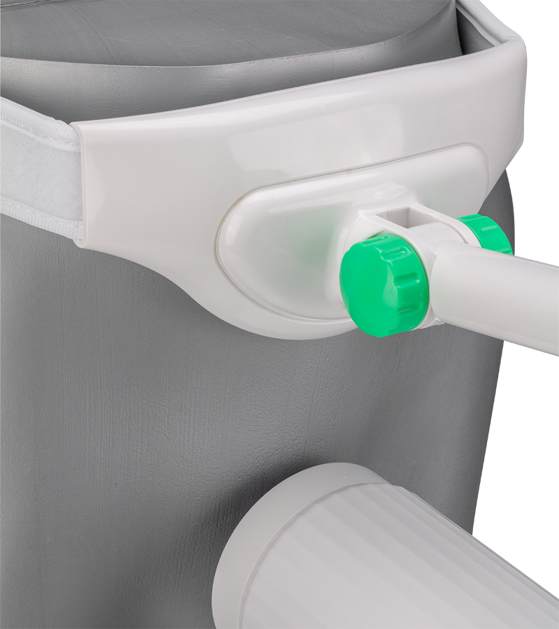 Freihand-Masturbator mit Gürtel und Vagina-Aufsatz