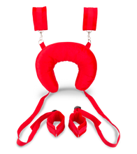 Laden Sie das Bild in den Galerie-Viewer, Fuß- und Handfesseln mit Nackenrolle