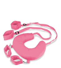 Laden Sie das Bild in den Galerie-Viewer, Fuß- und Handfesseln mit Nackenrolle