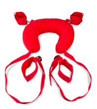 Laden Sie das Bild in den Galerie-Viewer, Fuß- und Handfesseln mit Nackenrolle