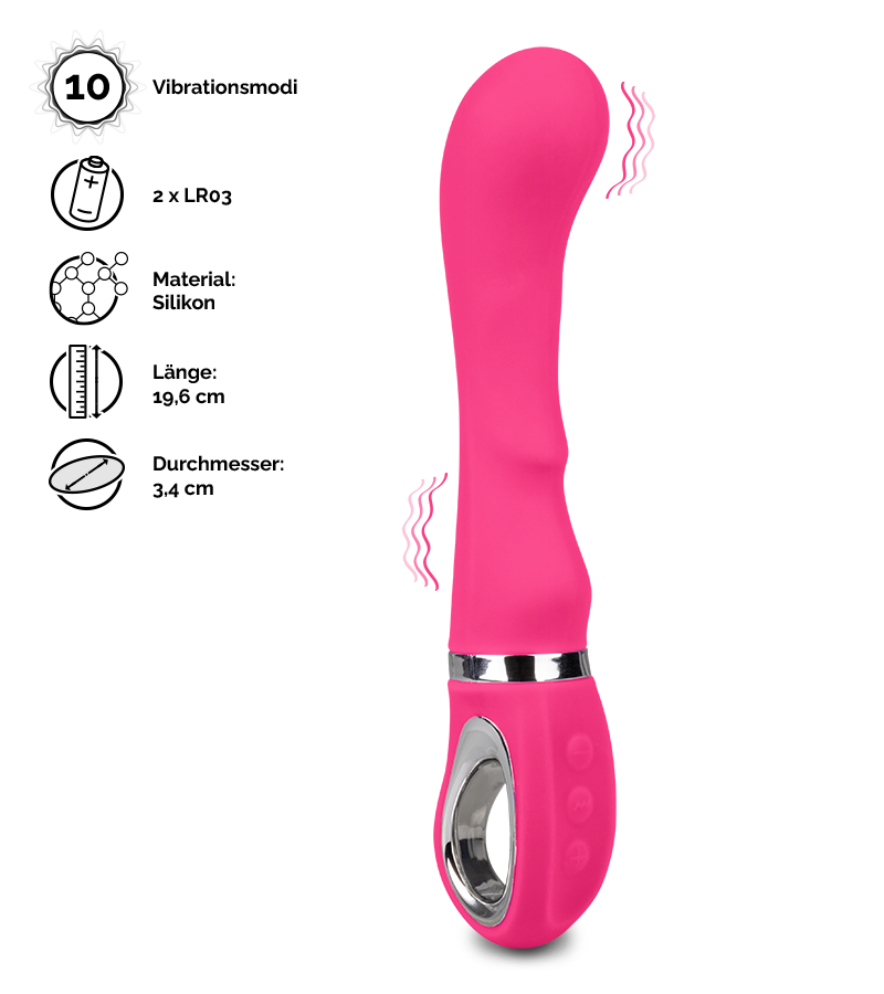 G-Punkt-Vibrator mit 10 Modi und 8 Stufen
