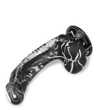 Laden Sie das Bild in den Galerie-Viewer, Gebogener Silikon-Dildo mit Saugnapf