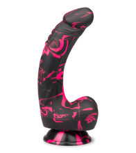 Laden Sie das Bild in den Galerie-Viewer, Gebogener Silikon-Dildo mit Saugnapf