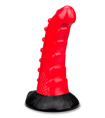 Gekrümmter Drachendildo mit Saugnapf 23,5cm