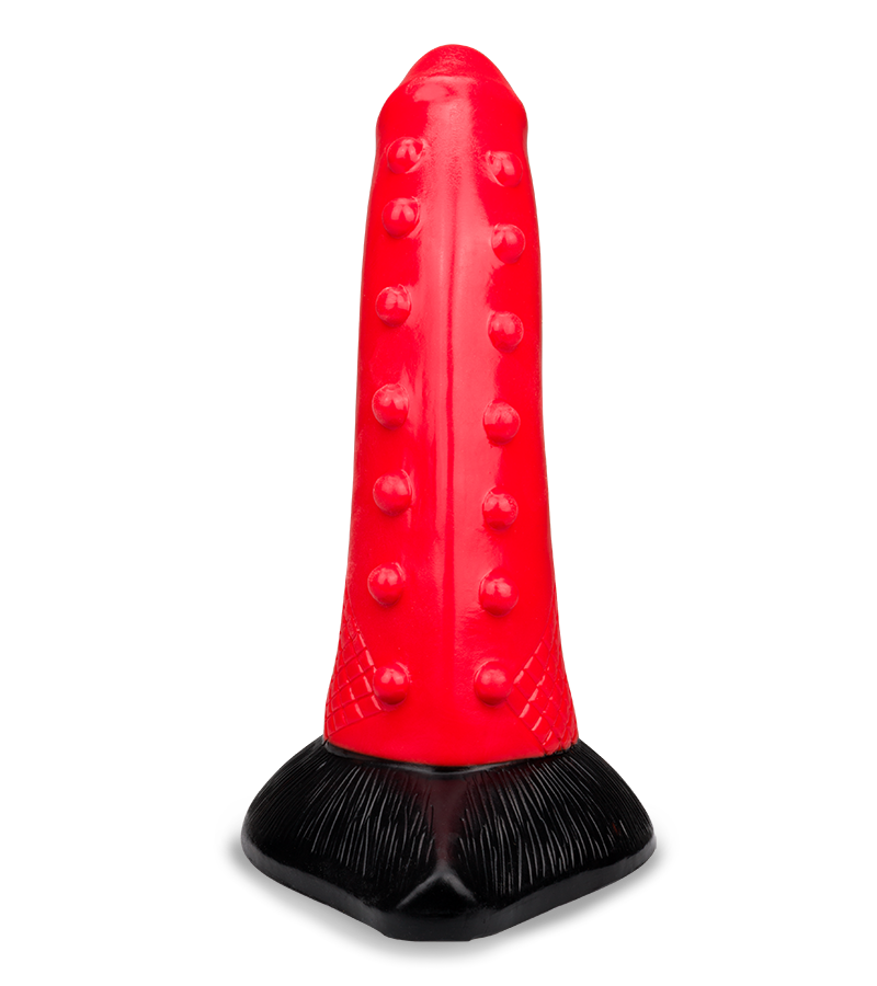 Gekrümmter Drachendildo mit Saugnapf 23,5cm