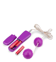 Laden Sie das Bild in den Galerie-Viewer, Genoppte Vibro-Liebeskugeln in Rosa