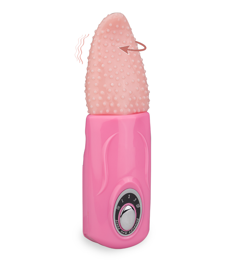 Genoppter Klitoris- &amp; Vagina-Stimulator mit Vibration