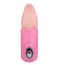 Laden Sie das Bild in den Galerie-Viewer, Genoppter Klitoris- &amp; Vagina-Stimulator mit Vibration