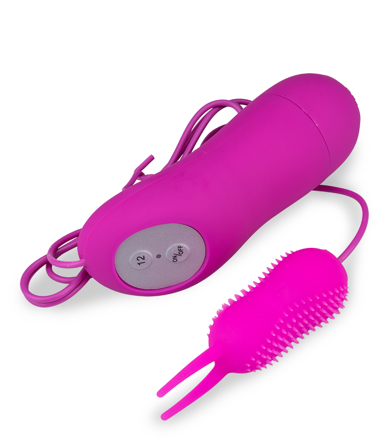 Genoppter Klitorisstimulator Pink Devil