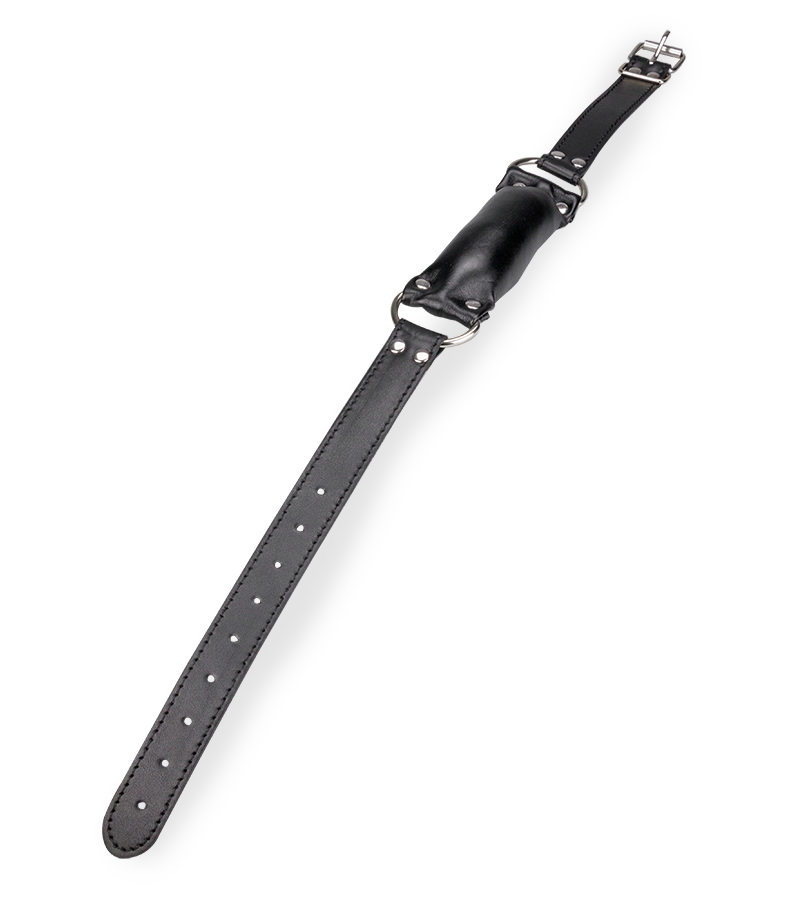 Gepolsterter Knebel aus Kunstleder