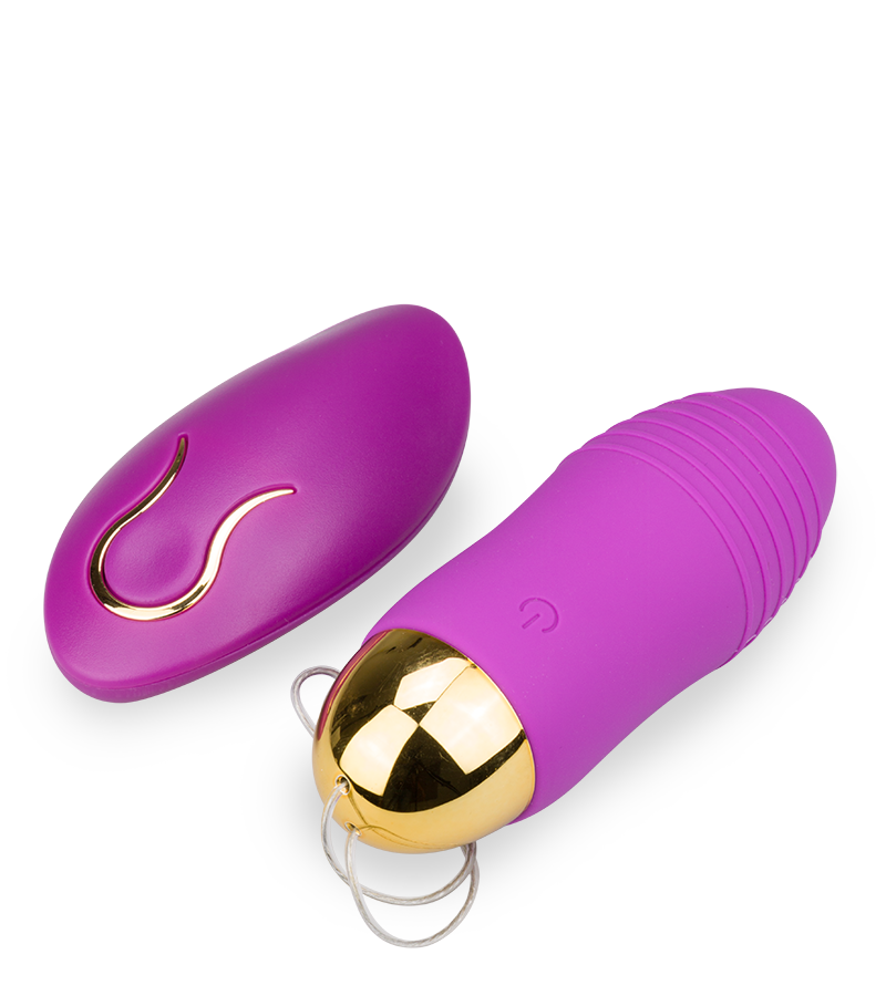 Gerilltes Vibro-Ei mit Funkfernbedienung 12 Modi