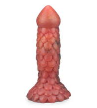 Laden Sie das Bild in den Galerie-Viewer, Geschuppter Drachen-Dildo mit Saugnapf 19 cm