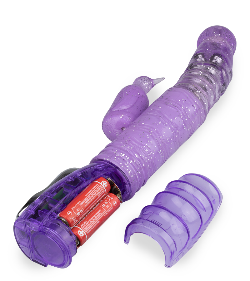 Glitzer-Rabbit Pinguin mit Stoßfunktion