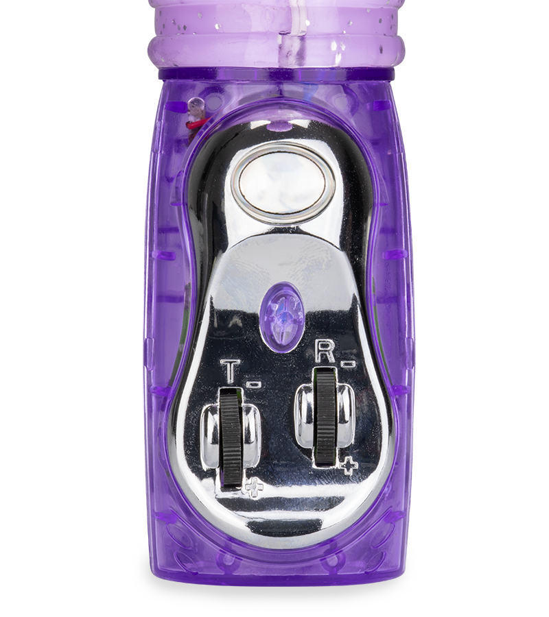 Glitzer-Rabbit Pinguin mit Stoßfunktion