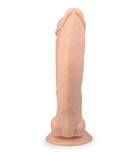 Laden Sie das Bild in den Galerie-Viewer, Großer Dildo mit doppeltem Schaft 24,5 cm und 27,5 cm