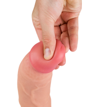 Laden Sie das Bild in den Galerie-Viewer, Großer Naturdildo aus Liquid Silicone Ultra Dildo 31 cm