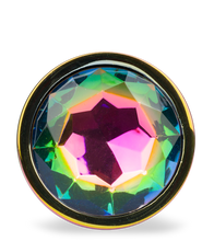 Laden Sie das Bild in den Galerie-Viewer, Großer Rosebud-Plug in Regenbogenfarben