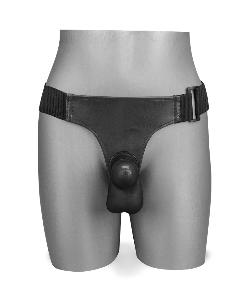 Großer Strapon-Dildo mit O-Ring