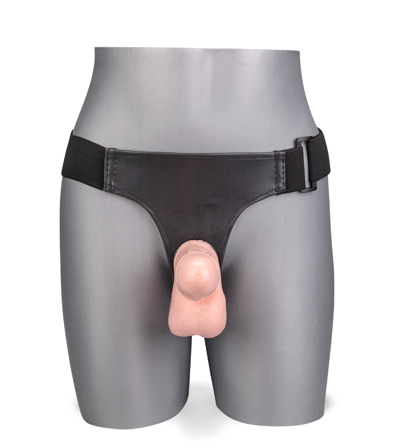 Großer Strapon-Dildo mit O-Ring