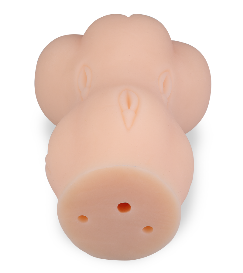 Gummimuschi mit zwei Öffnungen