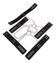 Laden Sie das Bild in den Galerie-Viewer, Hand- und Fußfesseln mit Halsband