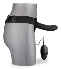 Laden Sie das Bild in den Galerie-Viewer, Hohler Silikon-Strapon mit Vibrationsfunktion