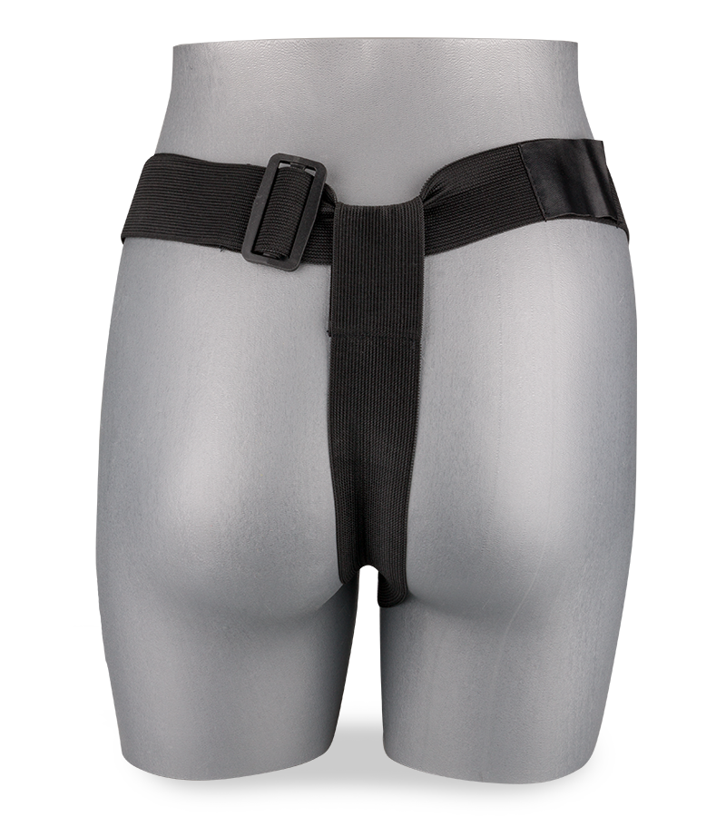 Hohler Silikon-Strapon mit Vibrationsfunktion