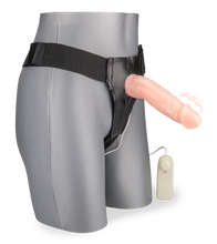 Laden Sie das Bild in den Galerie-Viewer, Hohler XL-Umschnalldildo mit Vibration